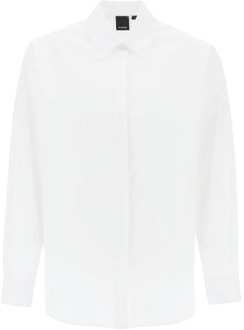 Pinko Klassieke Witte Overhemd Pinko , White , Dames - S,Xs