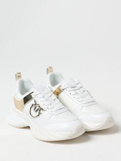 Pinko Liefdesvogels Platform Sneakers Wit