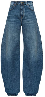 Pinko Loose-fit Jeans Pinko , Blue , Dames - W25,W24