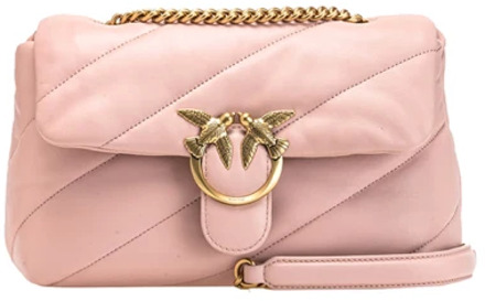 Pinko Love Bag Puff Mini met gewatteerd ontwerp Pinko , Pink , Dames - ONE Size