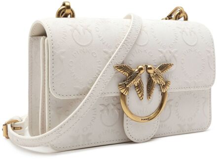 Pinko Love Bon Bon Schoudertas Wit