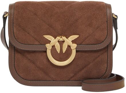 Pinko Love Box Bag Fl Mini marrone castano damestas Bruin - H 13 x B 20 x D 6 cm
