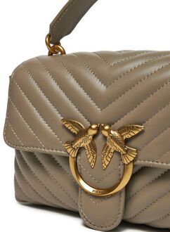 Pinko Love Lady Puff Mini Schoudertas Taupe