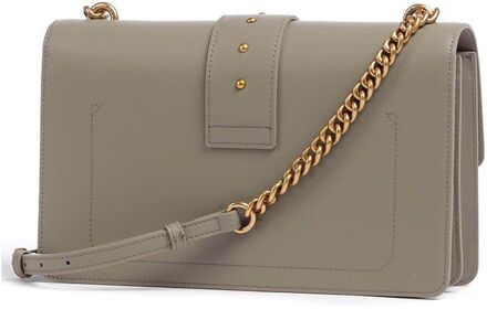 Pinko Love One Classic Schoudertas - maat Taupe