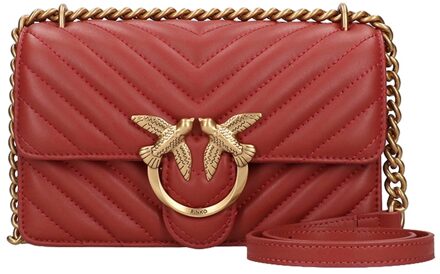 Pinko Love One Mini Dc C red ochre-antique gold Damestas Rood - H 14 x B 21 x D 6