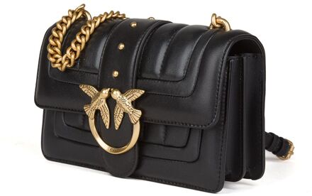 Pinko Love One Mini Enkelzijdige Schoudertas Zwart - One Size