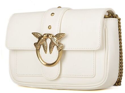 Pinko Love One Pocket C Schoudertas Wit