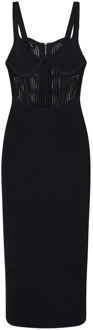 Pinko Midi Dresses Pinko , Black , Dames - L,M,Xs