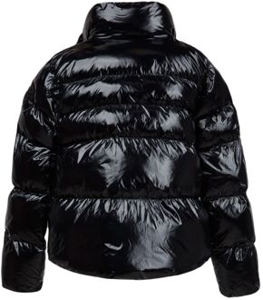 Pinko Mirco Caban Crystal Nylon Con Jacket Zwart