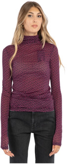 Pinko Paarse Sweaters voor Vrouwen Pinko , Purple , Dames - L,M