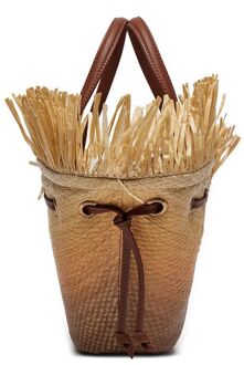 Pinko Pagoda Kleine Shopper Tas Beige - One Size