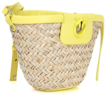 Pinko Schoudertas Beige/Geel - maat