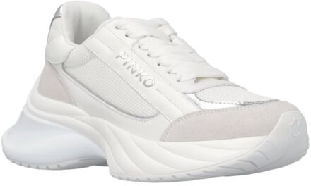 Pinko Sneakers Wit/Zilver - EU 37