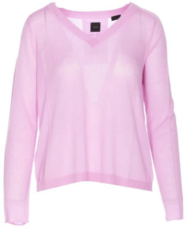 Pinko Stijlvolle Sweaters voor elke gelegenheid Pinko , Pink , Dames - L,Xs