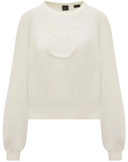 Pinko Stijlvolle Sweaters voor Vrouwen Pinko , White , Dames