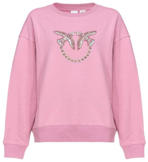 Pinko Sweatshirts Pinko , Pink , Dames - Xl,M,S,Xs,2Xs