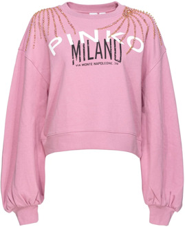 Pinko Sweatshirts Pinko , Pink , Dames - XS