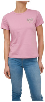 Pinko T-Shirts Pinko , Pink , Dames - S,Xs