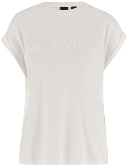 Pinko T-Shirts Pinko , White , Dames - L,M,S,Xs