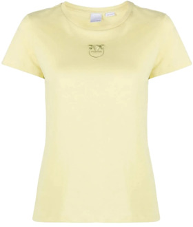 Pinko T-Shirts Pinko , Yellow , Dames - M,S,Xs