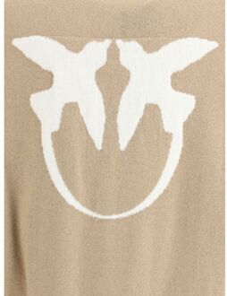 Pinko Trui Ronde Hals Lange Mouwen Salie Groen