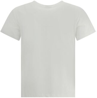 Pinko Versierde Logo T-shirt Lichtgrijs