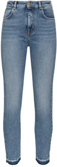 Pinko Vintage Comfort Slim Fit Jeans Pinko , Blue , Dames - W33,W30
