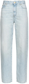 Pinko Vintage Denim Boyfriend Jeans Pinko , Blue , Dames - W26