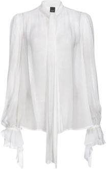 Pinko Witte Shirts voor Vrouwen Pinko , White , Dames - M,S,Xs