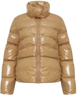 Pinko Zip-Up Donsjack Geel