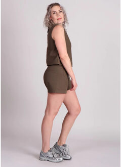 Pino short khaki - maat S Groen