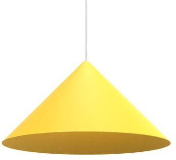 Pinocchio Hanglamp, 1x E27, Metaal, Geel, D.50cm