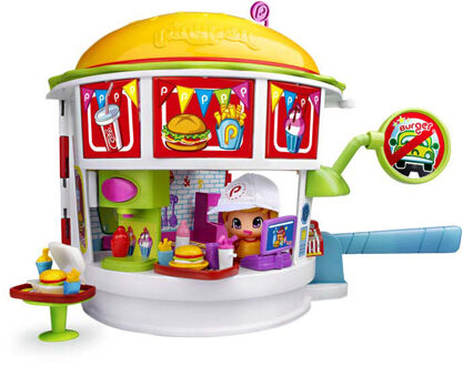 Pinypon fastfood burger kunststof roze