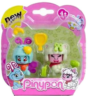 Pinypon huisdier Pinypon 2-pack (vlinder) Blauw