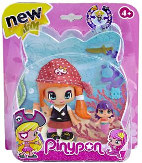 Pinypon piraat met kleine zeemeermin #2 Multikleur
