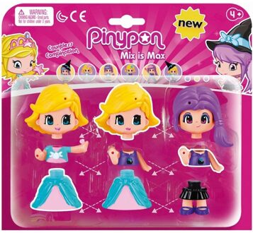 Pinypon speelfiguren Pinypon: prinses en heks Multikleur