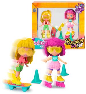 Pinypon Top Roller Girls set met tattoos verschillende