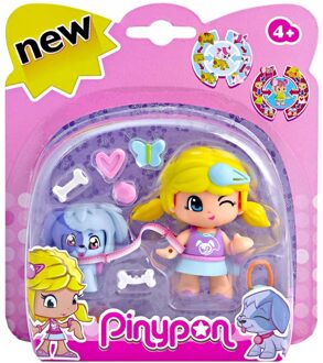 Pinypon wandelt met haar hond Multikleur