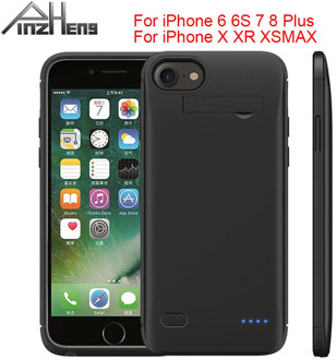 PINZHENG 6200mAh Battery Charger Case For iPhone 6 6S 7 8 Plus Charging Case For iPhone X XR Xs Max Portable Power Bank Charger