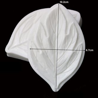 Pioen Bloem Blad Bloem Veiners Silicone Mold Fondant Sugarcraft Gumpaste Klei Water Papier Cake Decorating Tool CS263 Leaf veiner 1stk