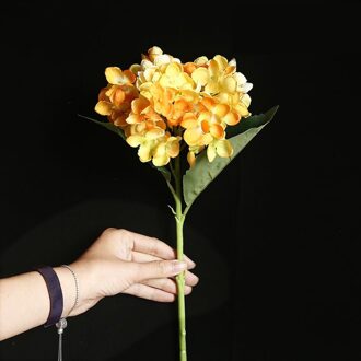 Pioen Dahlia Home Decoratie Zijde Bloem Tianzhu Hand Letters Handgemaakte Zijden Bloem Bloemen Kunstwerken Home Garden Outdoor Decor geel