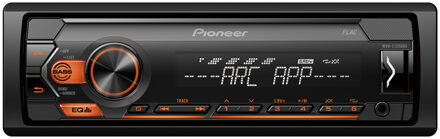Pioneer MVH S120UBA - Autoradio enkeldin Zwart/Amber