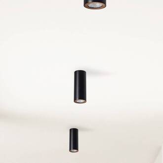 Pipe plafondspot 1-lamp zwart-goud