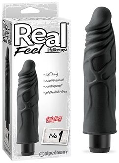 Pipedream Real Feel Lifelike Toyz No 1 - Black Zwart