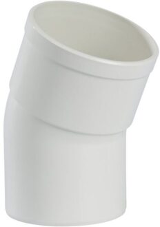 Pipelife HWA bocht 22°, pvc, inwendig lijm x spie, wit, 80 mm