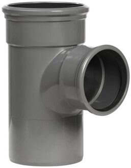 Pipelife pvc verloop T-stuk 88°, 2x manchet/1x spie