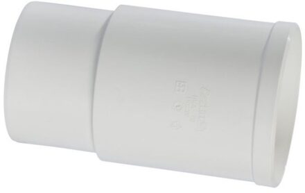 Pipelife verlengde HWA mof, pvc, inwendig lijm x verjongd spie, wit