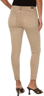 Piper Hugger Enkel Skinny Biscuit Tan jeans Beige - 28 (Taille)