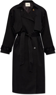 Pippa double-breasted trenchcoat Aeron , Black , Dames - L,M,S,Xs