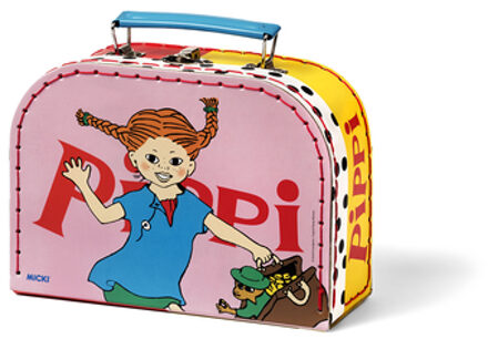 Pippi koffer, 20 cm, roze Roze/lichtroze